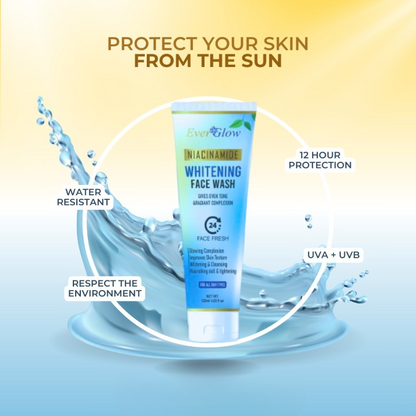 Ever Glow Radiance Whitening Face Wash | Deep Clean & Bright Skin – 120ml