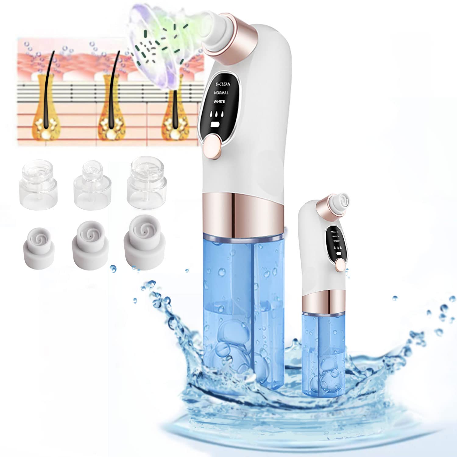 (Free Delivery) Fahlux Vacuum Pore Cleaner | Mini Hydra Facial Device