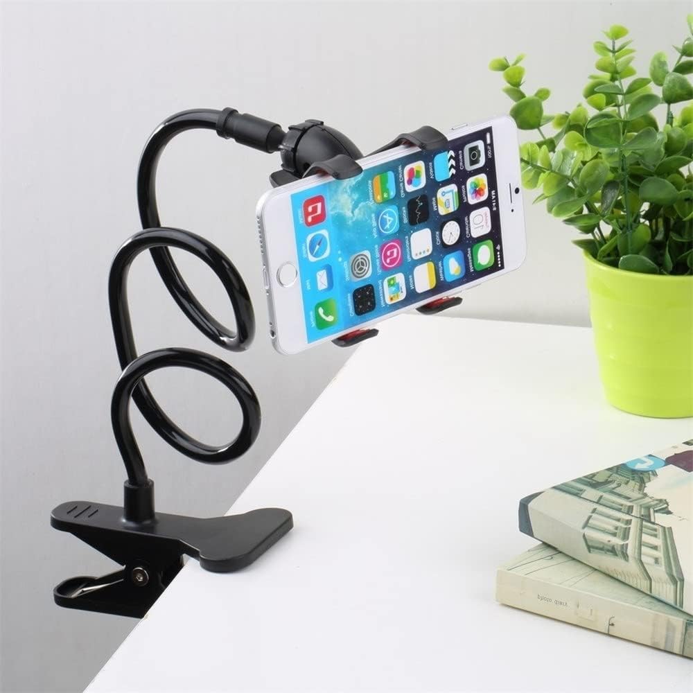 Flexible Phone Stand Holder – 360° Rotating Mobile Mount with Powerful Grip | Lazy Snake Bedside & Desk Mobile Holder