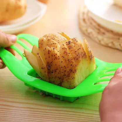 Fahlux Multifunctional Potato Cutter & French Fry Maker | Stainless Steel Vegetable Slicer (36-Blade