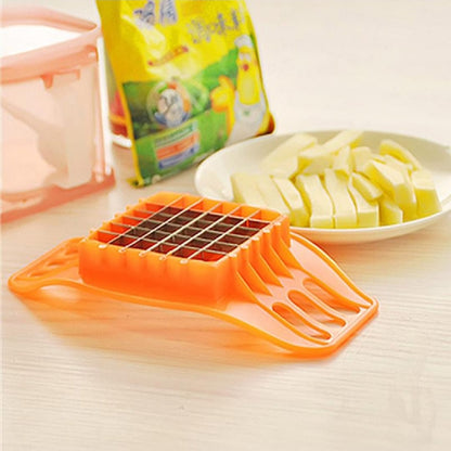 Fahlux Multifunctional Potato Cutter & French Fry Maker | Stainless Steel Vegetable Slicer (36-Blade