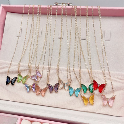 Elegant Crystal Butterfly Necklace | Women’s Fashion Jewelry