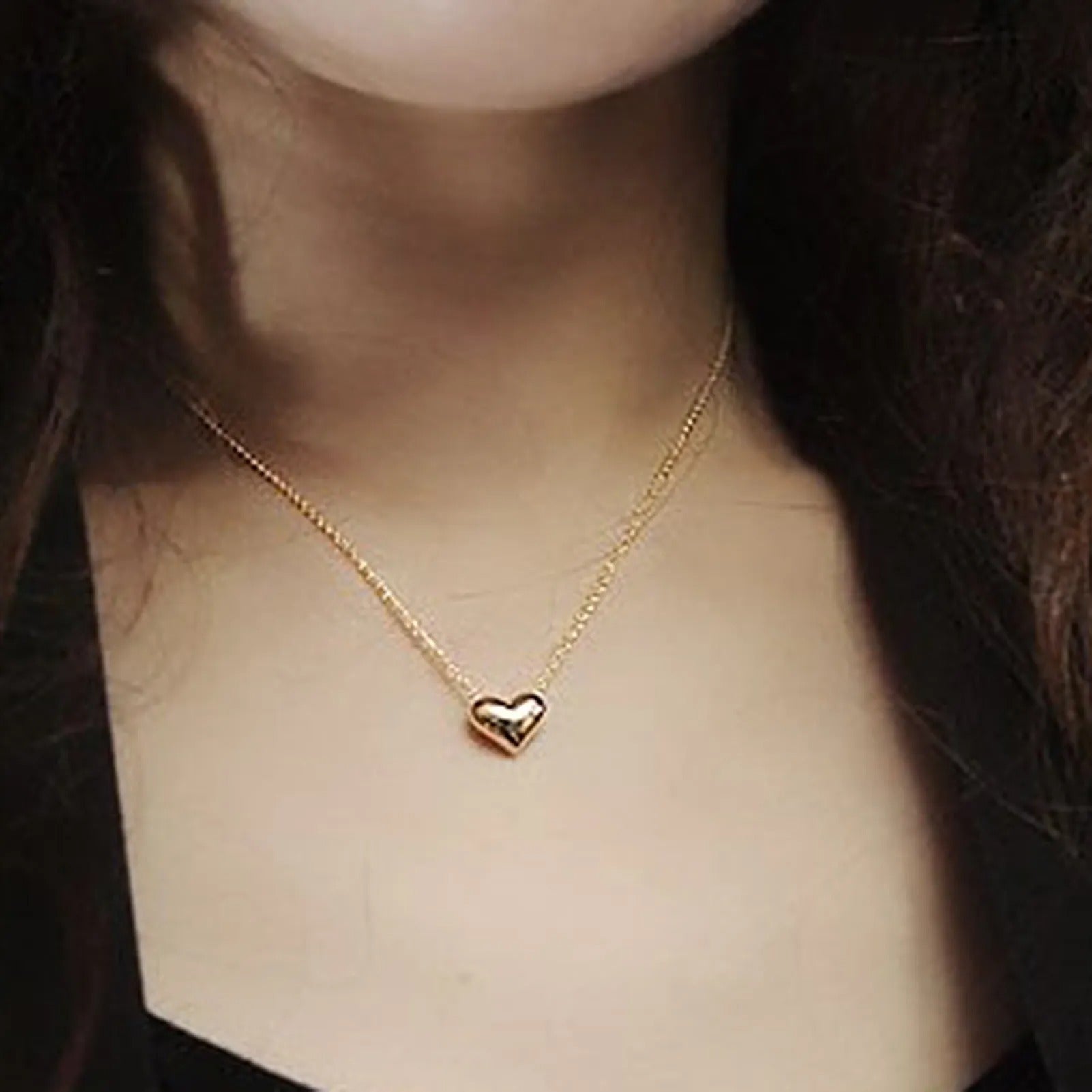 Stainless Steel Heart Necklace | Elegant Pendant for Women