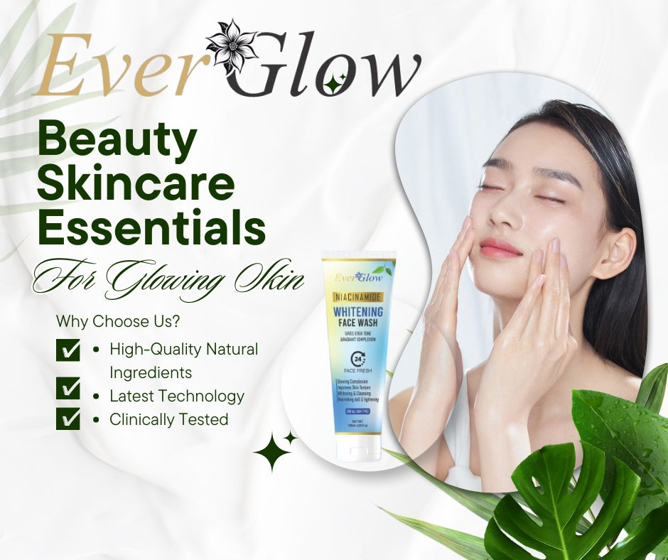 Ever Glow Radiance Whitening Face Wash | Deep Clean & Bright Skin – 120ml
