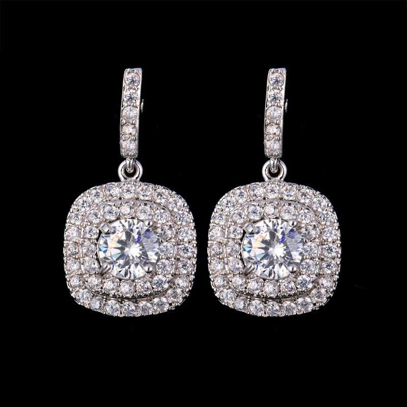 Crystal Earrings – Sparkling Dangle Earrings For Party & Everyday Wear – Earings For Girls ( Pjt-990 )