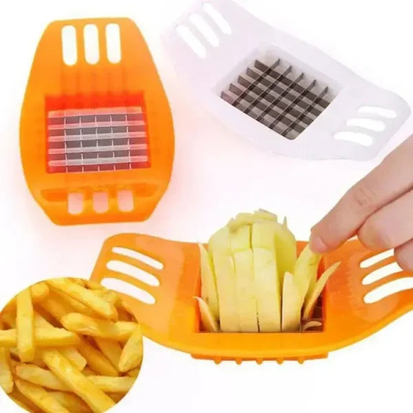 Fahlux Multifunctional Potato Cutter & French Fry Maker | Stainless Steel Vegetable Slicer (36-Blade