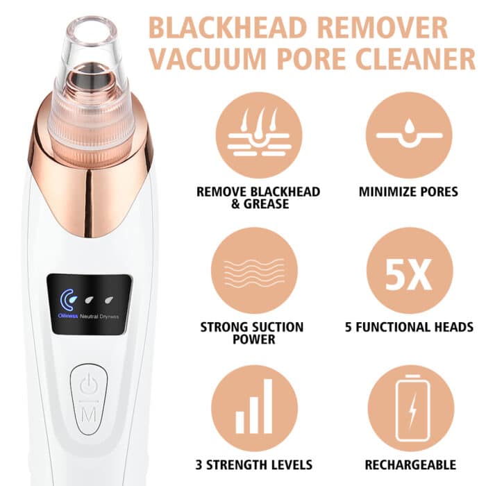 (Free Delivery) Fahlux Vacuum Pore Cleaner | Mini Hydra Facial Device